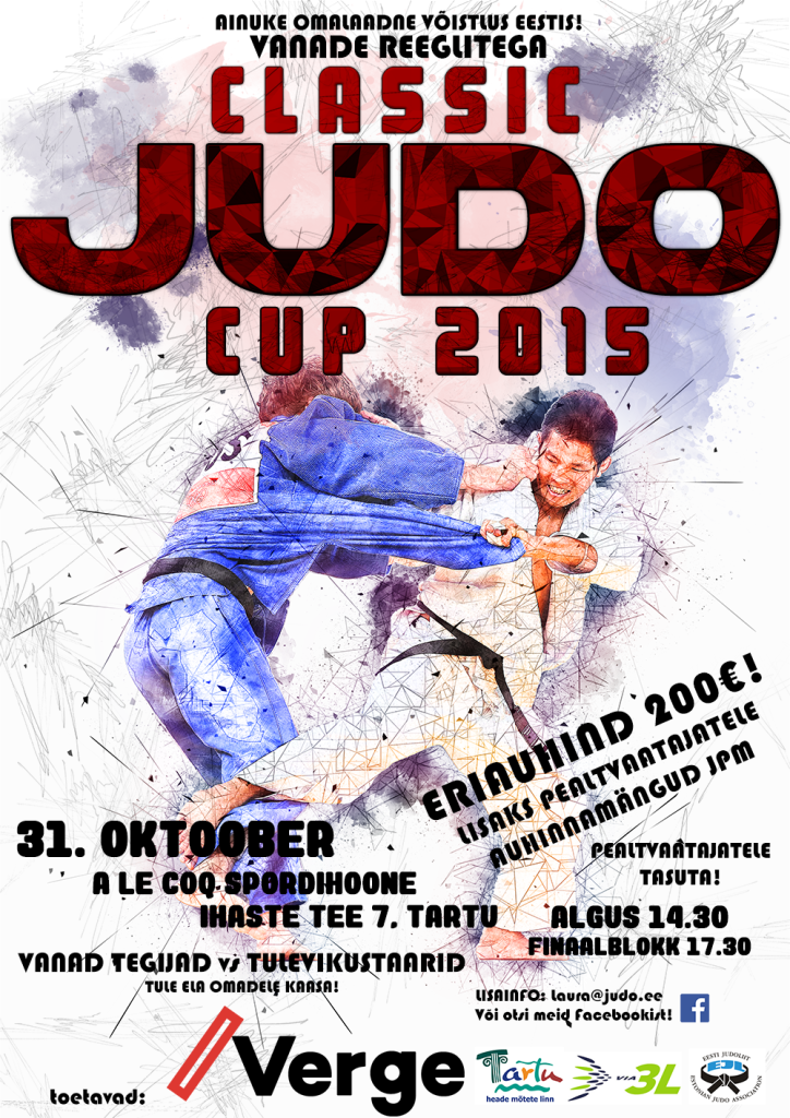classic judo cup 2015 poster